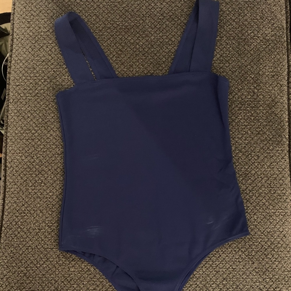 Blue bodysuit